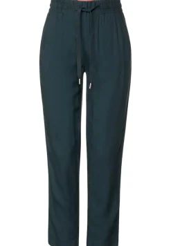 Street One Hosen*Loose Fit Viskose Hose cool vintage green