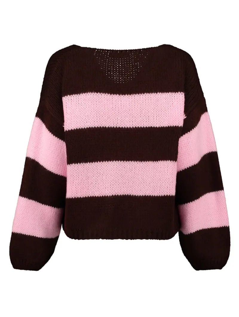Hailys Pullover & Sweatshirts*LS A CD Ch44arlie pink-dchoc