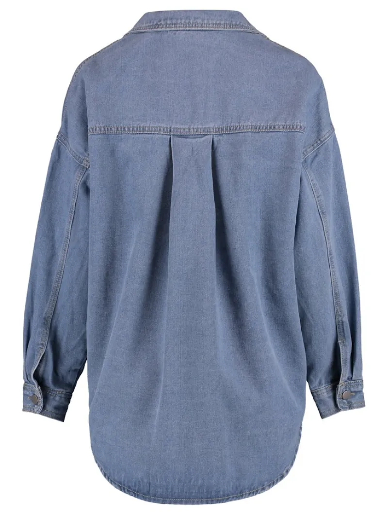 Hailys Blusen*LS C BL De44mina mblue