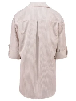 Hailys Blusen*LS P BL Ro44bina cream