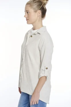 Hailys Blusen*LS P BL Ro44bina cream