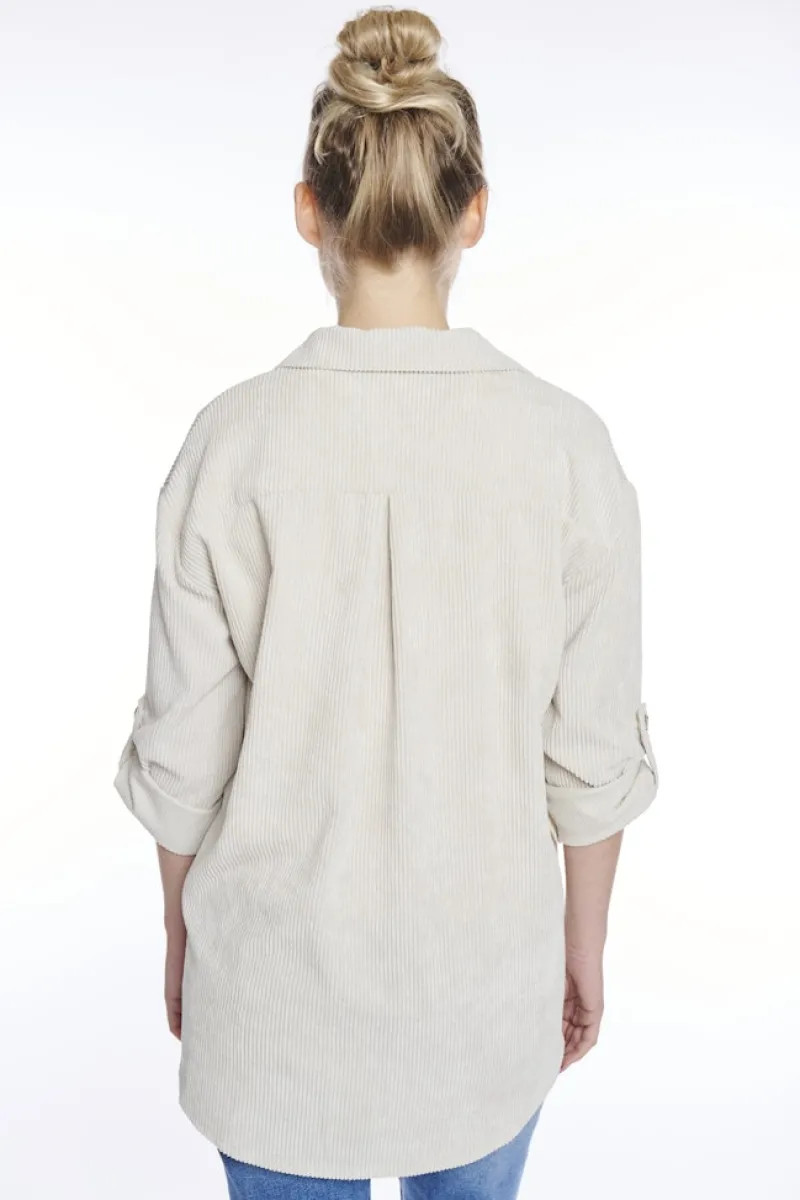 Hailys Blusen*LS P BL Ro44bina cream