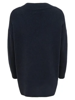 La Strada Unica Pullover & Sweatshirts*LSUKAYLA WOOL L/S V-NECK PULLOVER KNT Night Sky