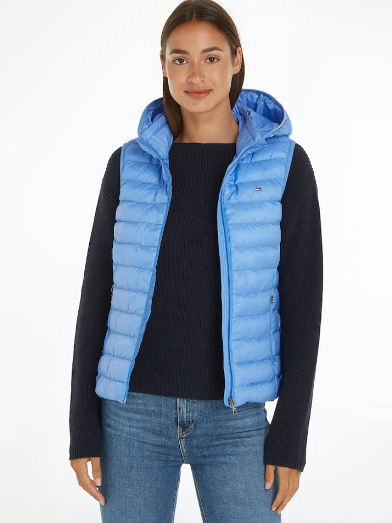 Tommy Hilfiger Westen*LW PADDED GLOBAL STRIPE VEST blue spell