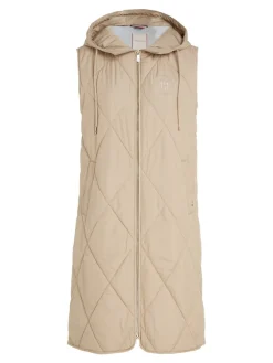 Tommy Hilfiger Westen*LW SORONA QUILTED LONG VEST Beige