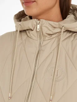 Tommy Hilfiger Westen*LW SORONA QUILTED LONG VEST Beige