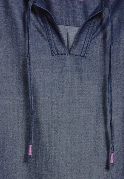 Cecil Blusen*Lyocell-Bluse dark blue wash