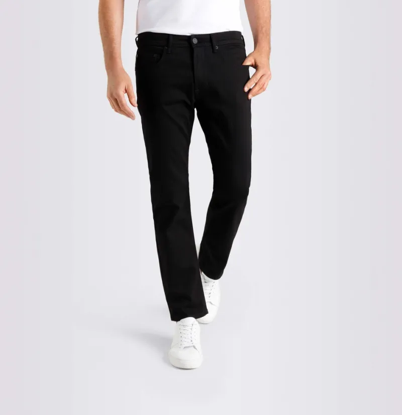 MAC Jeans|Big Boys*JEANS - Arne, Black Stretch Denim Schwarz