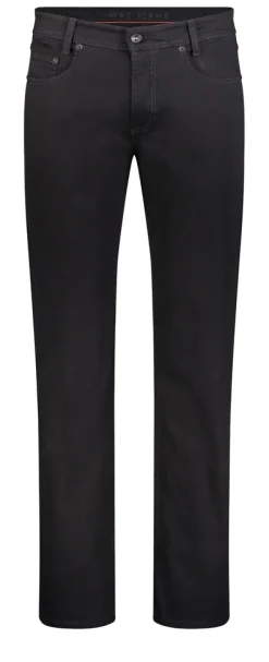 MAC Jeans|Big Boys*JEANS - Arne, Black Stretch Denim Schwarz