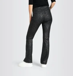MAC Hosen*JEANS - BOOT, Coated cotton tencel Schwarz