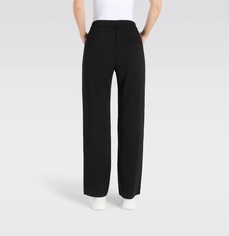 MAC Hosen*JEANS - CHIARA, Floating crepe Schwarz