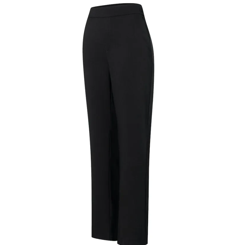 MAC Hosen*JEANS - CHIARA, Floating crepe Schwarz