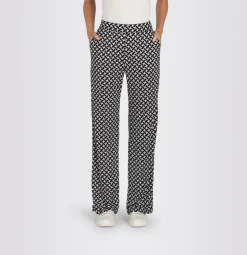 MAC Hosen*JEANS - CHIARA, Jersey print Schwarz