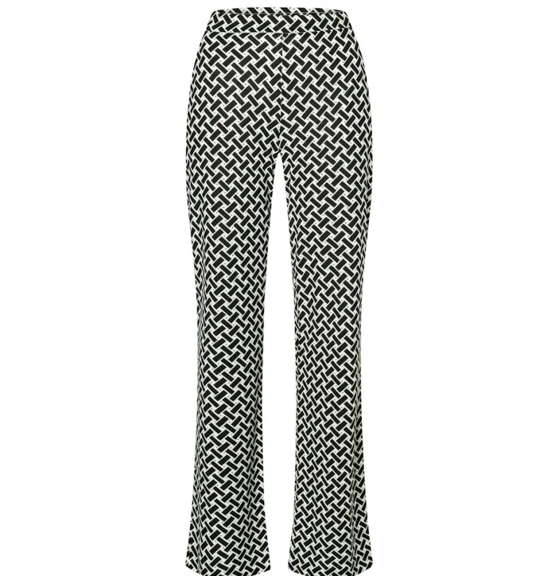 MAC Hosen*JEANS - CHIARA, Jersey print Schwarz