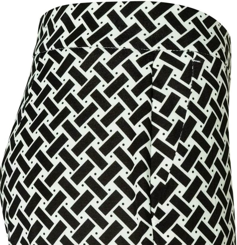 MAC Hosen*JEANS - CHIARA, Jersey print Schwarz