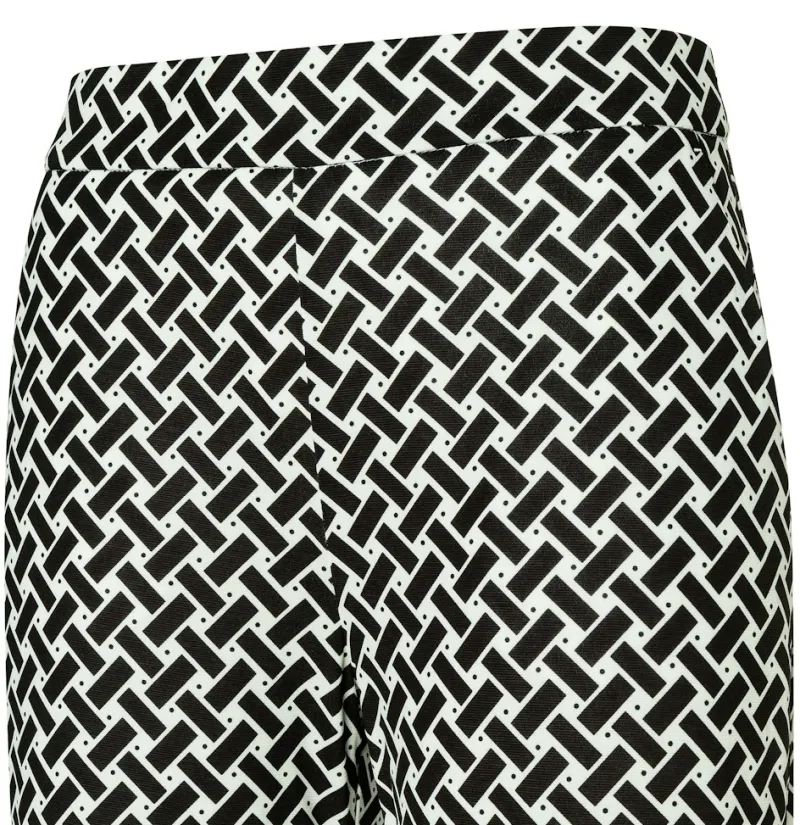 MAC Hosen*JEANS - CHIARA, Jersey print Schwarz
