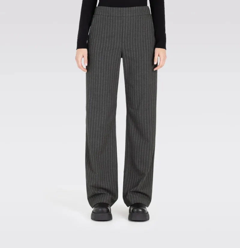 MAC Hosen*JEANS - CHIARA, Premium fluid Flanell grau2