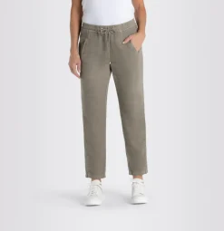 MAC Hosen*JEANS - EASY, Cotton linen tencel Grün