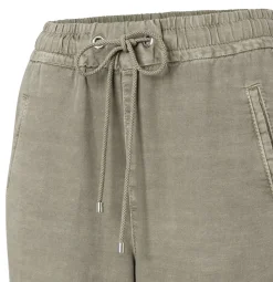 MAC Hosen*JEANS - EASY, Cotton linen tencel Grün