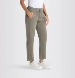MAC Hosen*JEANS - EASY, Cotton linen tencel Grün