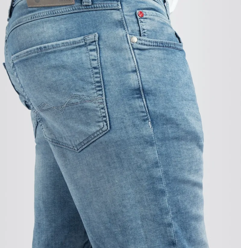 MAC Shorts|Big Boys*JEANS - Jogn Bermuda, Light Sweat Denim blau4