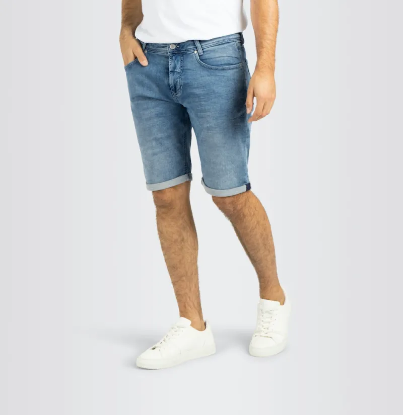 MAC Shorts|Big Boys*JEANS - Jogn Bermuda, Light Sweat Denim blau4