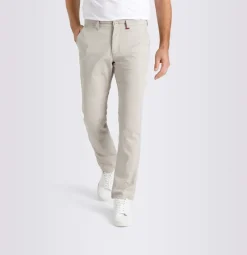 MAC Hosen|Big Boys*JEANS - Lennox , Minimal Printed Gabardine Beige