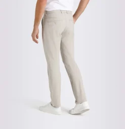 MAC Hosen|Big Boys*JEANS - Lennox , Minimal Printed Gabardine Beige