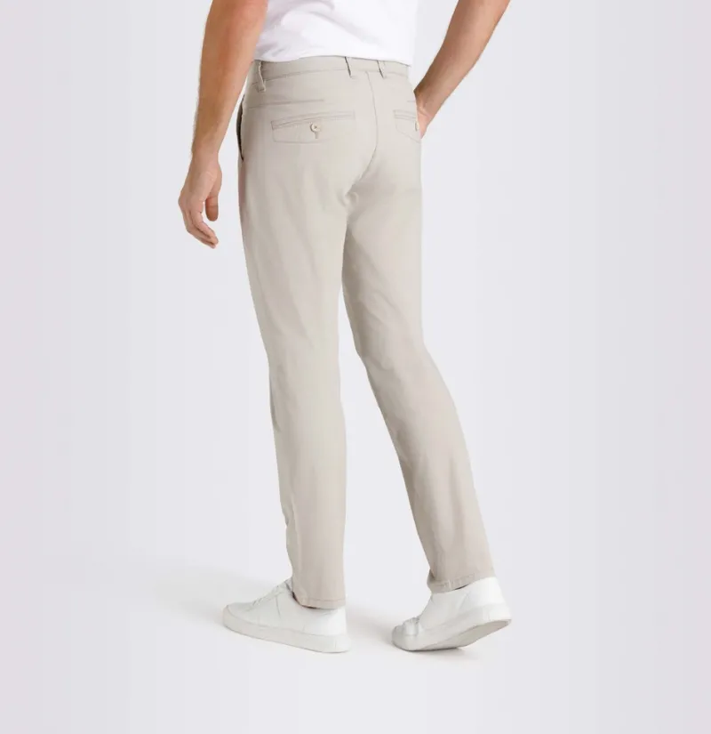 MAC Hosen|Big Boys*JEANS - Lennox , Minimal Printed Gabardine Beige