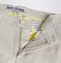 MAC Hosen|Big Boys*JEANS - Lennox , Minimal Printed Gabardine Beige