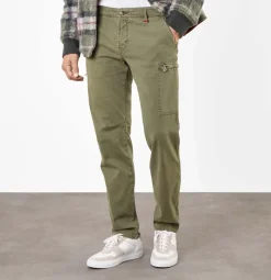 MAC Hosen|Big Boys*JEANS - Lennox Cargo , Canvas Stretch Grün