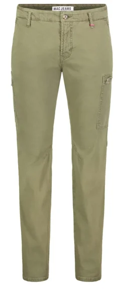 MAC Hosen|Big Boys*JEANS - Lennox Cargo , Canvas Stretch Grün