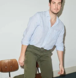 MAC Hosen|Big Boys*JEANS - Lennox Worker, Canvas Stretch Grün