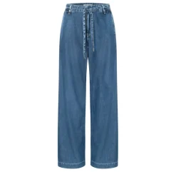 MAC Hosen*JEANS - WENDY, Fluid tencel Blau