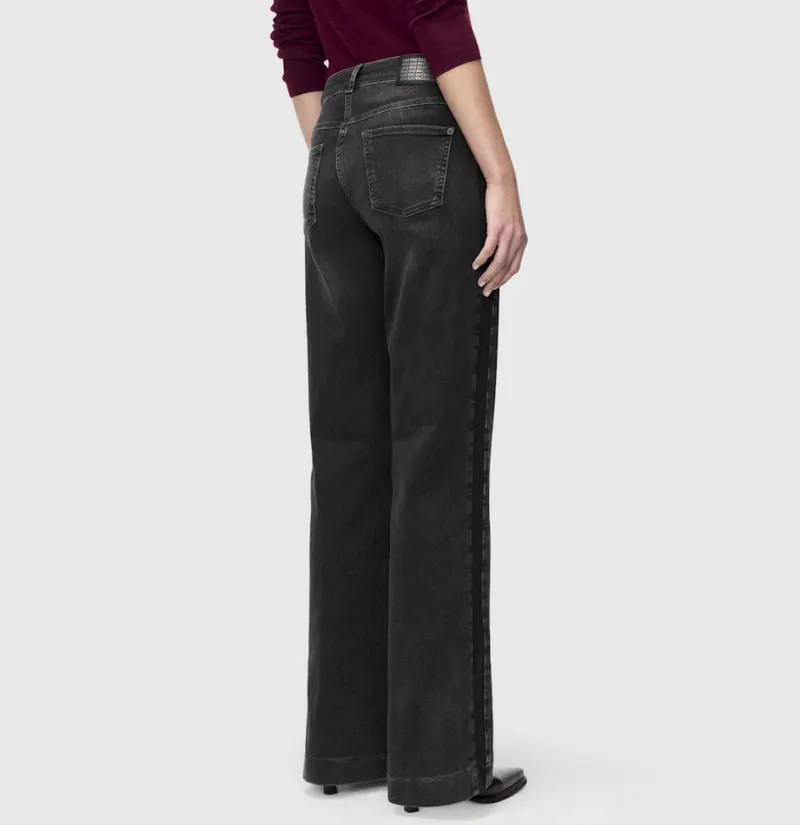 MAC Jeans*JEANS - WIDE, Authentic Stretch Denim Schwarz