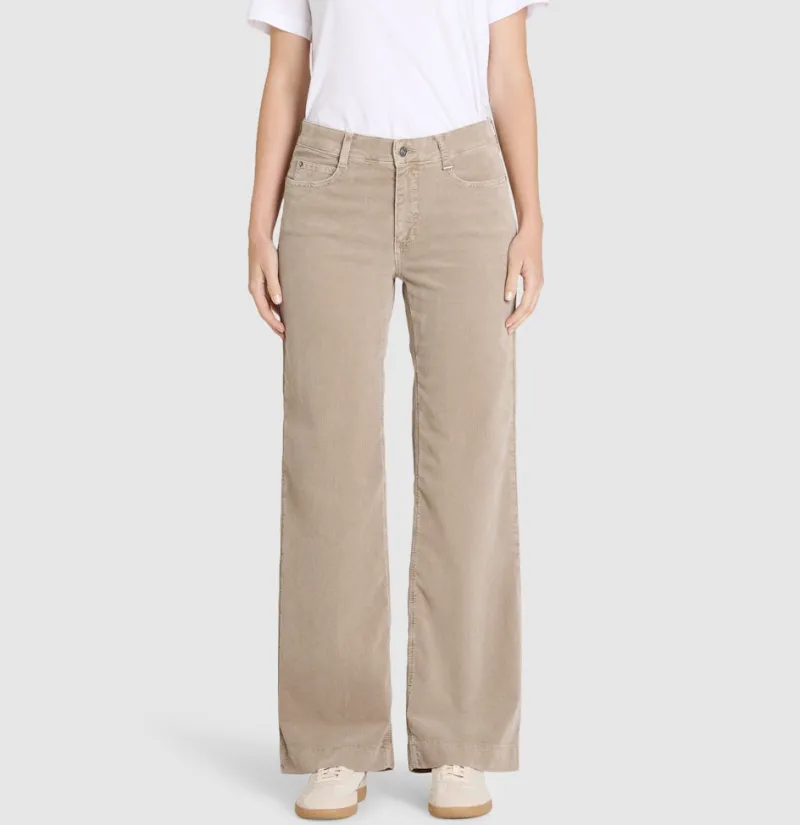 MAC Hosen*JEANS - WIDE, Baby soft corduroy Beige