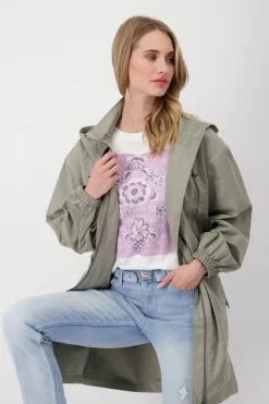 Monari Jacken*Mantel mit Gürtel sage