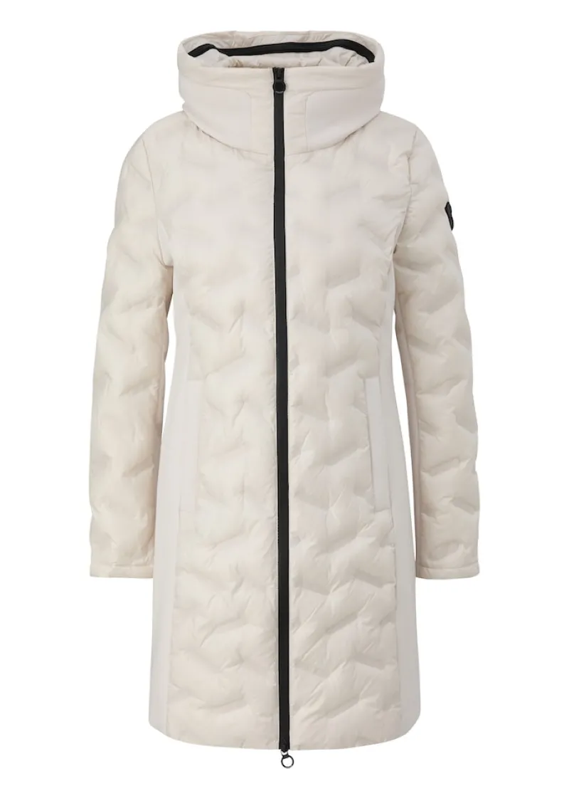 s.Oliver Jacken*Mantel mit Kapuze im Kragen creme
