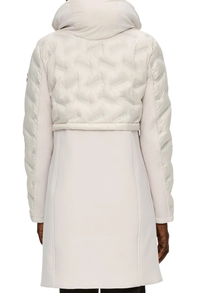 s.Oliver Jacken*Mantel mit Kapuze im Kragen creme