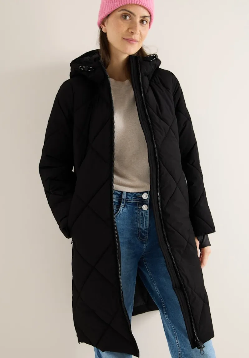 Cecil Jacken*Mantel mit Rucksack Strings Black