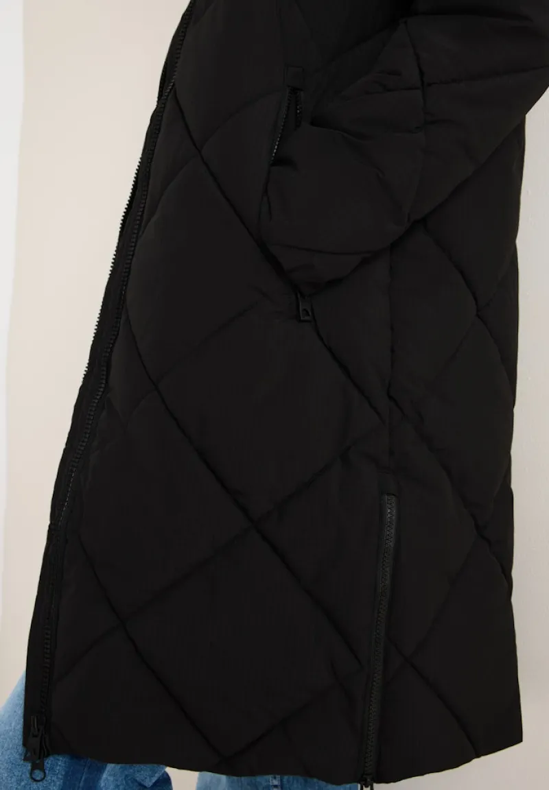 Cecil Jacken*Mantel mit Rucksack Strings Black