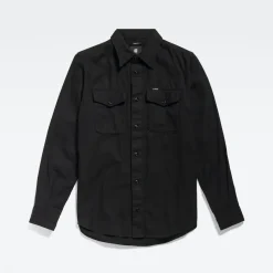 G-star Raw Shirts*Marine Slim Shirt ls dk black gd
