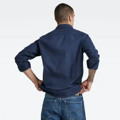 G-star Raw Hemden*Marine Slim Shirt ls sartho blue gd