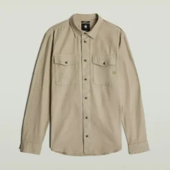 G-star Raw Hemden*Marine Slim Shirt ls vintage khaki gd