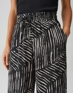 Opus Hosen*Marou palm leaves Black