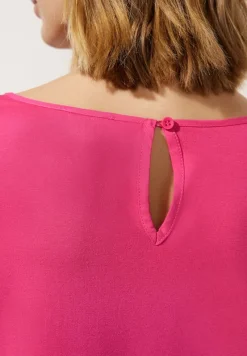 Street One Shirts*Materialmix Basic Shirt Coral Blossom