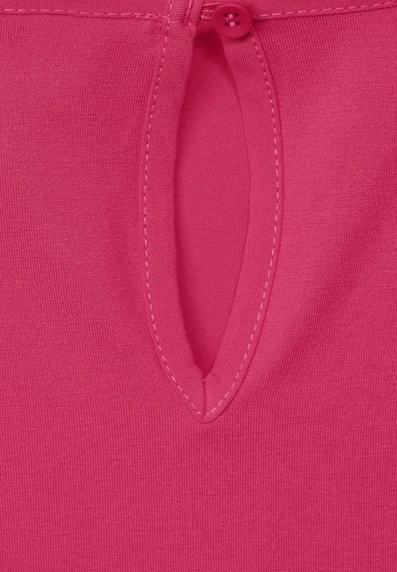 Street One Shirts*Materialmix Basic Shirt Coral Blossom