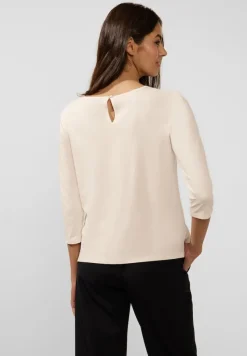 Street One Shirts*Materialmix Basic Shirt lucid white