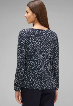 Street One Shirts*Materialmix Shirt deep blue