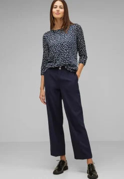 Street One Shirts*Materialmix Shirt deep blue